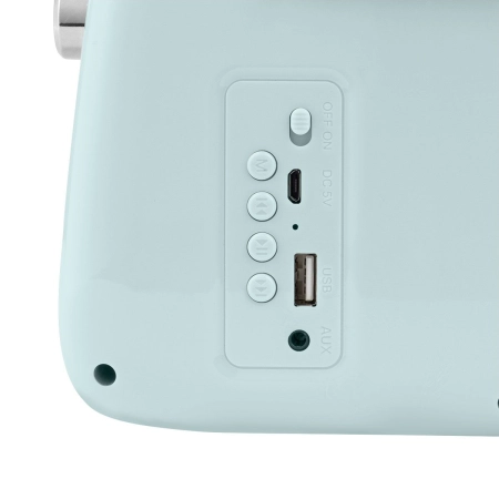 Radio z Głośnikiem Bluetooth Retro Vintage Miętowe